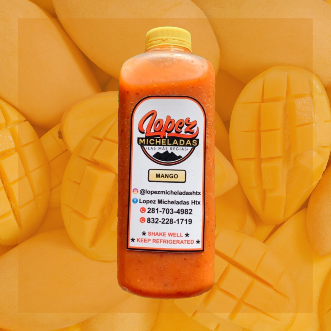 MANGO MICHELADA MIX Lopez Micheladas HTX